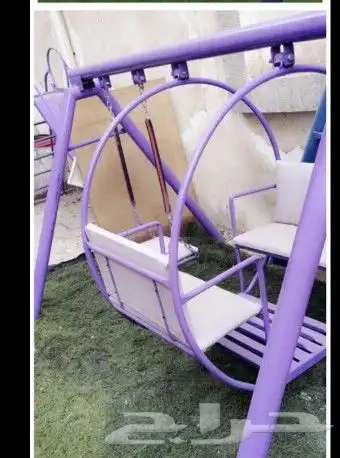 مرجيحه3 دواره زليغ مطاطه حديد بلاستيك كله في نطات مرجيحه م 11