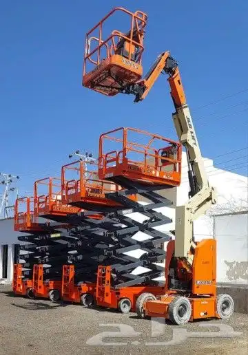 سيزرلفت للايجار مانلفت للايجار كهربائيه ديزل Scissor lift 1