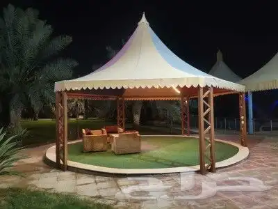 مظلات حدائق مجالس قزاز مجالس خيام ملكيه مجالس قرميد هناجر 11