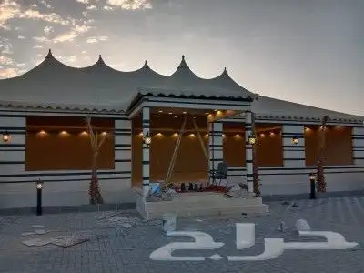 مظلات حدائق مجالس قزاز مجالس خيام ملكيه مجالس قرميد هناجر 5
