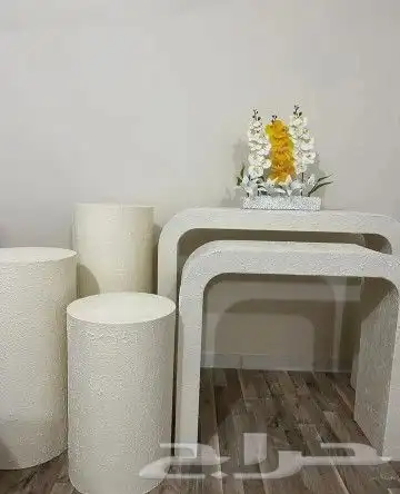 مدخل طاوله استقبال واستاند أسطواني 0