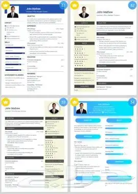 تصميم سيرة ذاتية احترافية CV 0