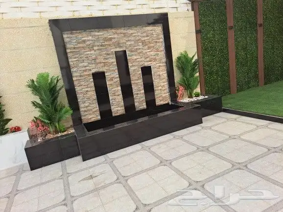 تصميم حدائق فني دكورات 8