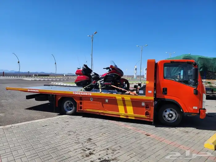 سطحه هيدروليك بالمدينه المنوره لنقل السيارات 2