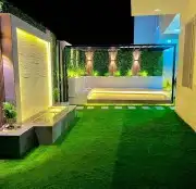 تنسيق_حدائق عشب_صناعي شلال جلسة مظلة جداري زراعة زرع احواض 5