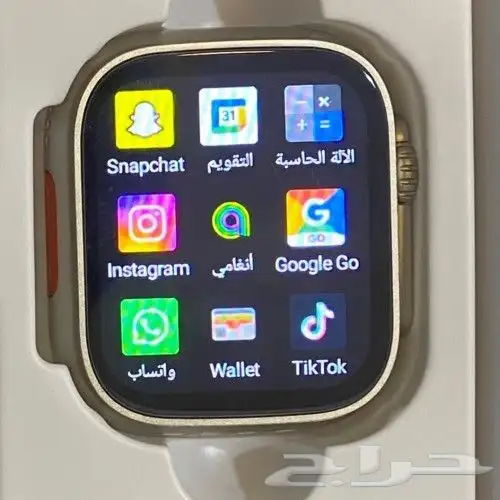 ساعة وتش مع شريحه 8