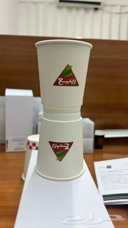 كاسات ورقيه وبلاستيك 2