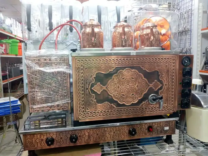 سماور شاي بخار تركي 0