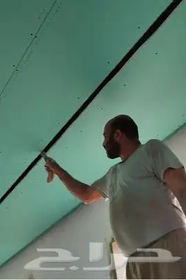 جبس بورد و اسمنت بورد وفني ديكور شغل بالميزان الليزر 1