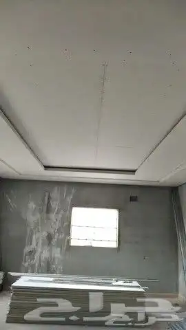 معلم جبس بورد و اسمنت بورد وفني ديكور شغل بالميزان الليزر 33