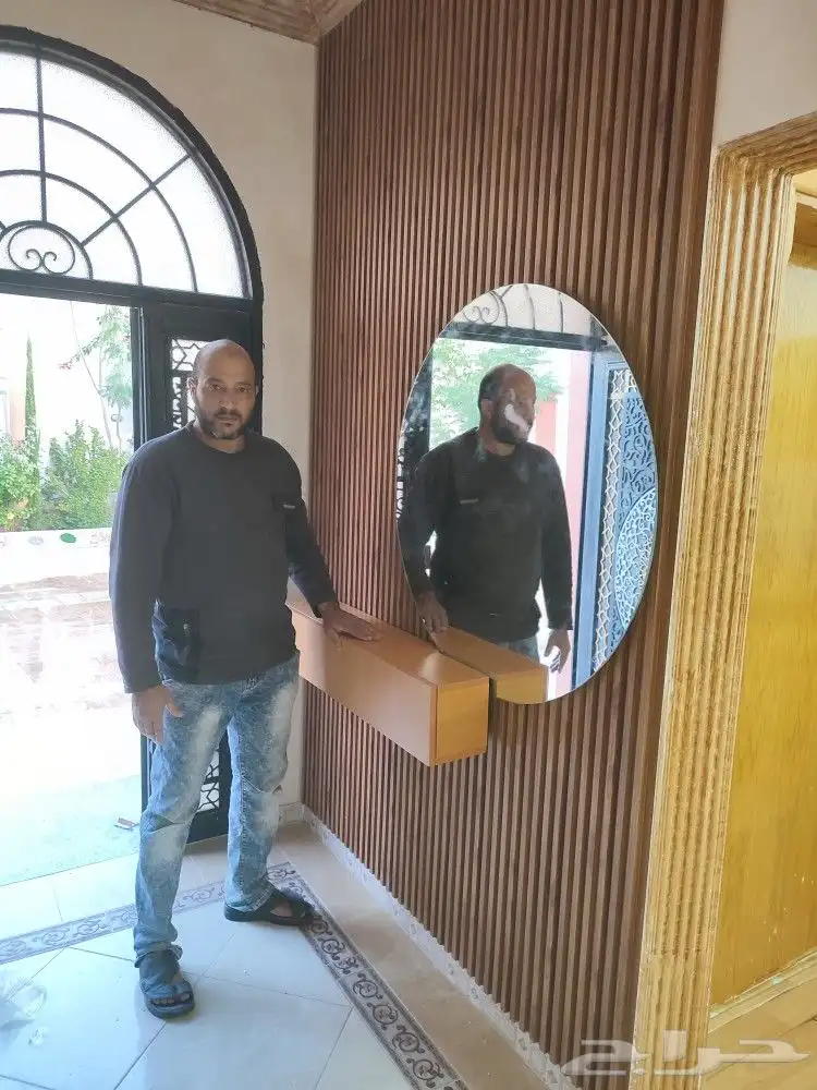معلم جبس بورد و اسمنت بورد وفني ديكور شغل بالميزان الليزر 46
