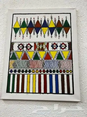 لوحات فنية مرسومة بخامات مختلفة بجميع المقاسات 8