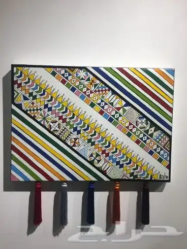 لوحات فنية مرسومة بخامات مختلفة بجميع المقاسات 7