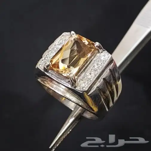 خاتم مورقانيت طبيعي فاخر 8