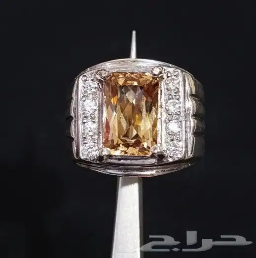 خاتم مورقانيت طبيعي فاخر 4