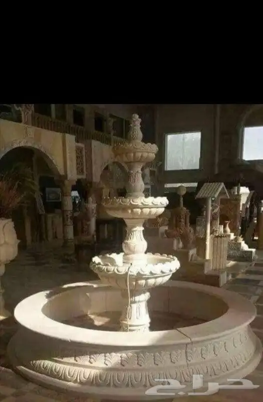 نوافير مياه شلالات حجر طبيعي احواض حجر 6