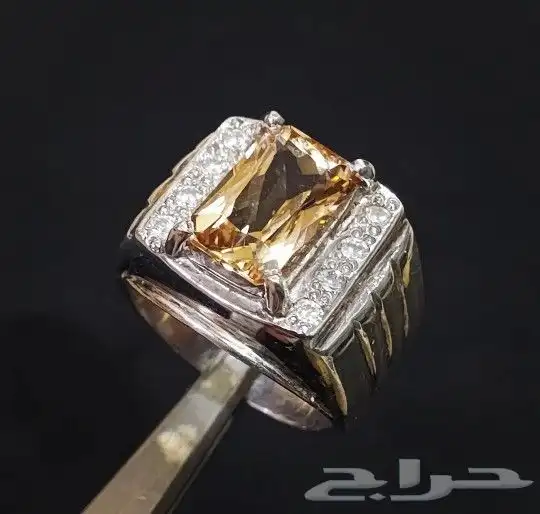 خاتم مورقانيت طبيعي فاخر 0