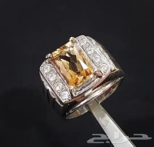 خاتم مورقانيت طبيعي فاخر 6