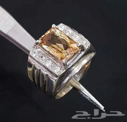 خاتم مورقانيت طبيعي فاخر 12