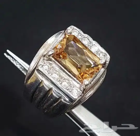 خاتم مورقانيت طبيعي فاخر 10