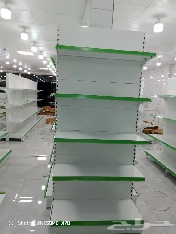رفوف سوبر ماركت اسود   أبيض 3