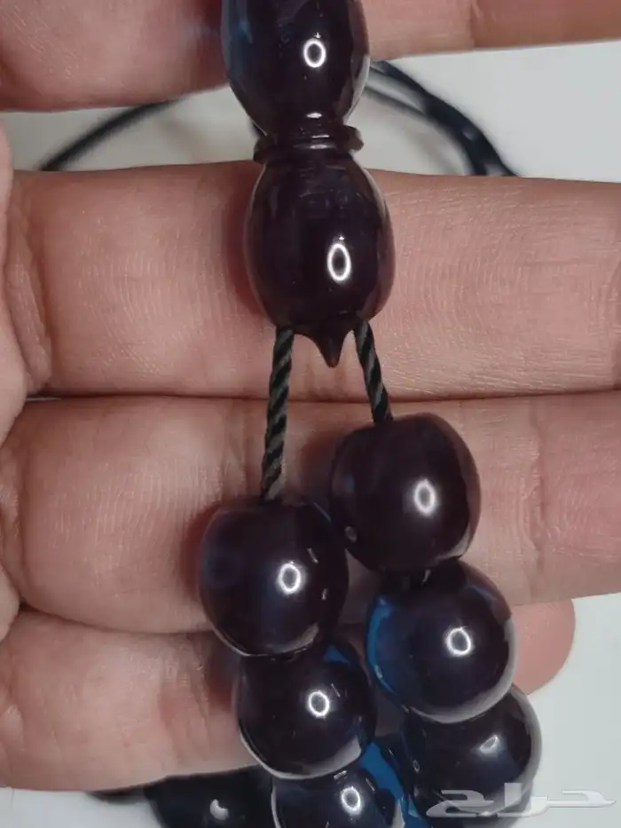 سبحه فاتوران حرباء زعفراني تركوازي 11