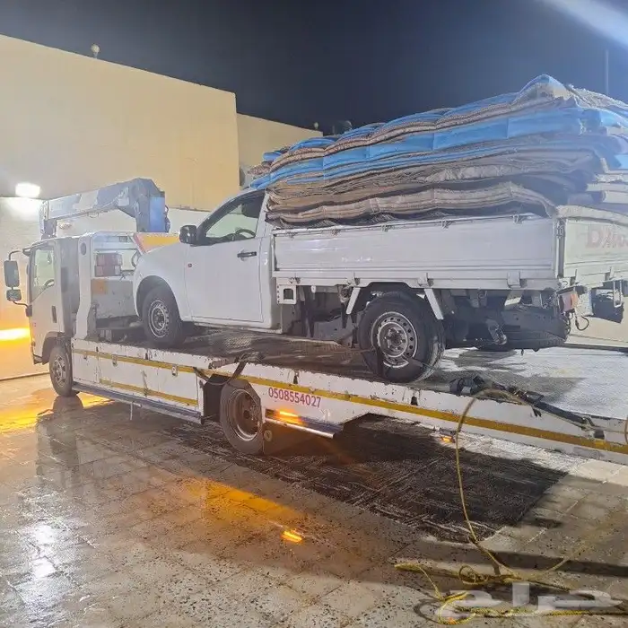 سطحة كرين لنقل السيارات والبضائع في جميع أنحاء المملكة 0