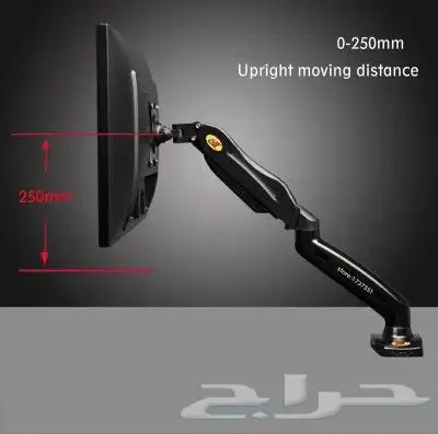 حامل شاشة كمبيوتر مزدوج وفردي الموصفات  راس يتميز بدوران 2