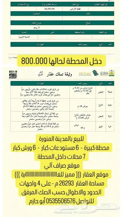 أرض مساحة 26293م داخل حد الحرم قريبة من المسجد النبوي 0