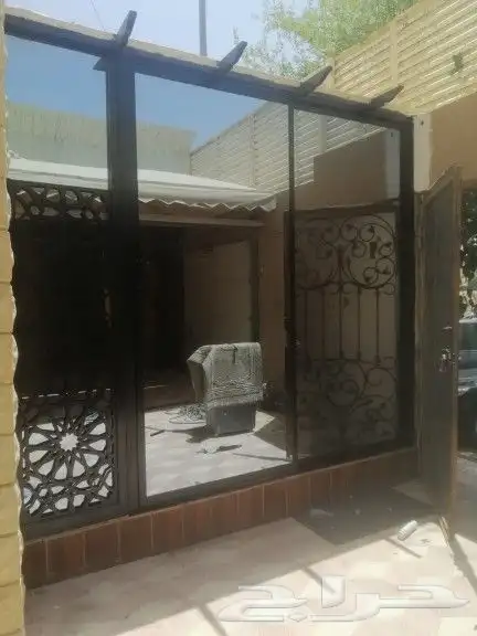 الا لمونيوم سرايا عادي باب وشباك مح زجاج دبل بالرياض 1