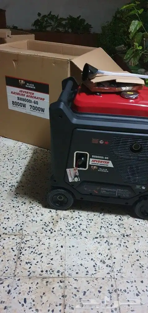 ماطور مولد كهرباء كاتم صوت جديد بكرتونه 8كيلو 2