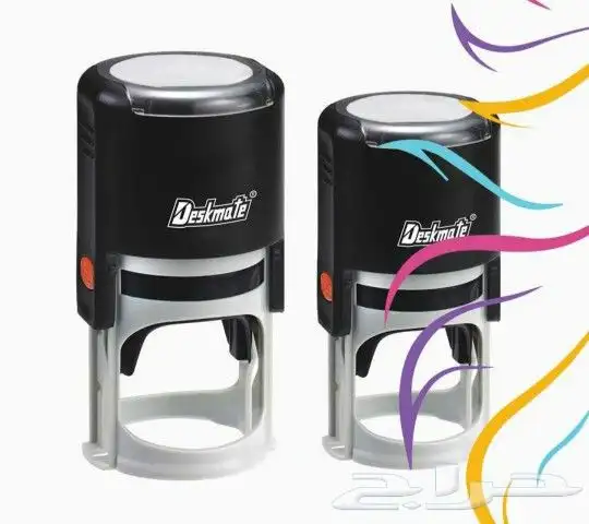 طباعة وحفر اختام ختم اوتوماتيك ختم كريستال خشب سند ستكر 4