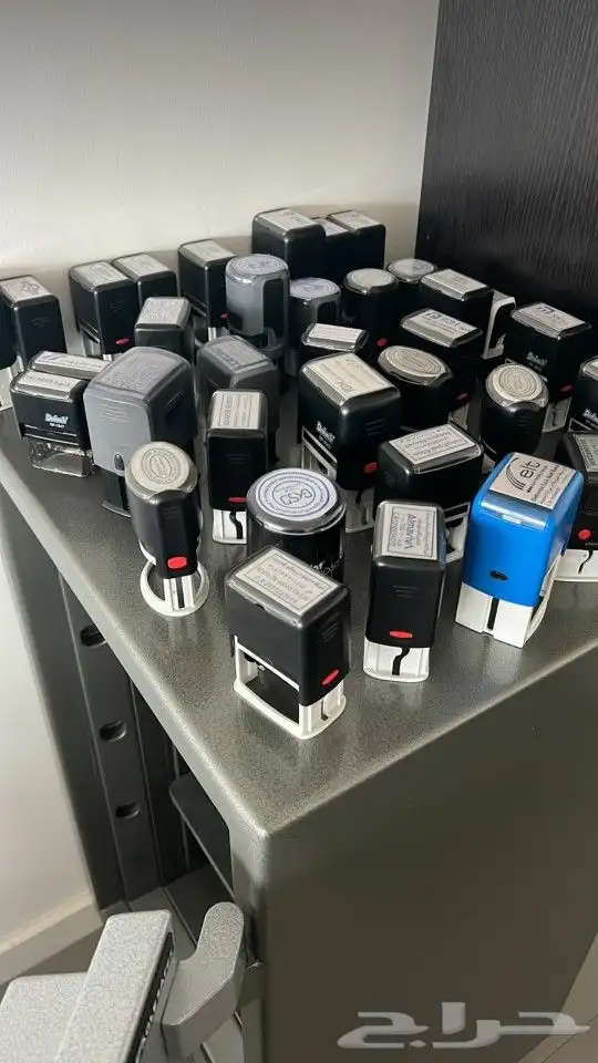 طباعة وحفر اختام ختم اوتوماتيك ختم كريستال خشب سند ستكر 5