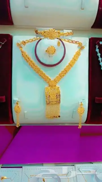 بديل الذهب الفرنسي مطلي عيار 21 4