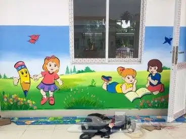 رسام وخطاط رسم المدارس والروضات ومغاسل السيارت والمحلات 6