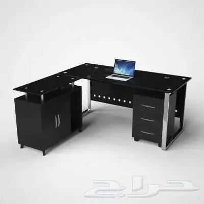 أثاث مكتبي منزلي زجاج 3