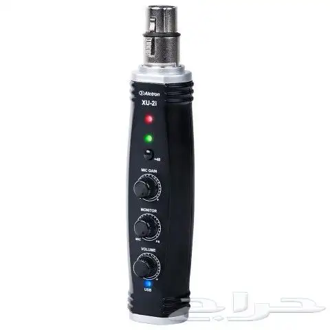 واجهة صوتية Audio Interface لمايكروفونات XLR مع فانتوم باور 0