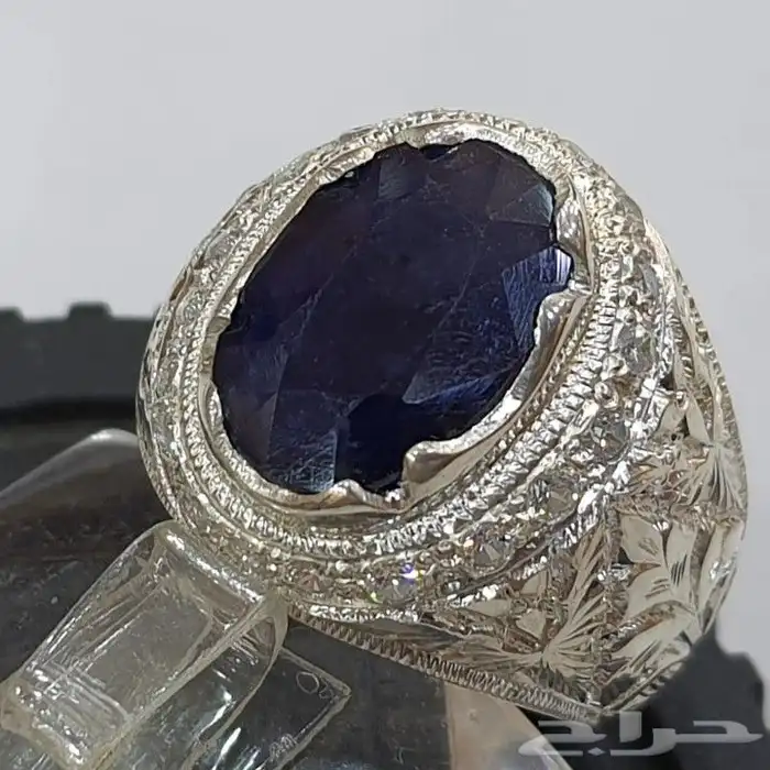 خاتم زفير افريقي طبيعي فاخره 6