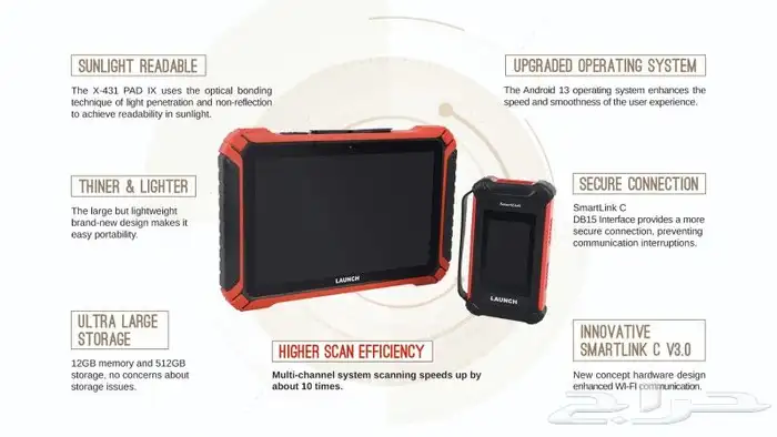 LAUNCH X-431 PAD IX LINK 1