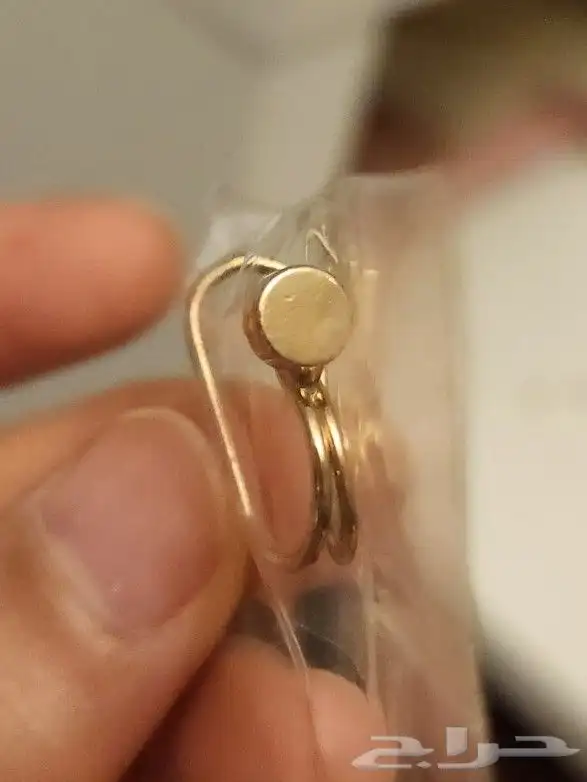 حلق أذن بدون خرم اكسسوار فضي وذهبي 4