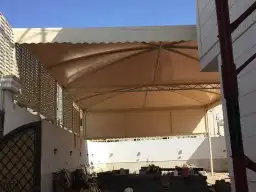 مظلات مواقف سيارات خيام ملكية سواتر شرائح 12