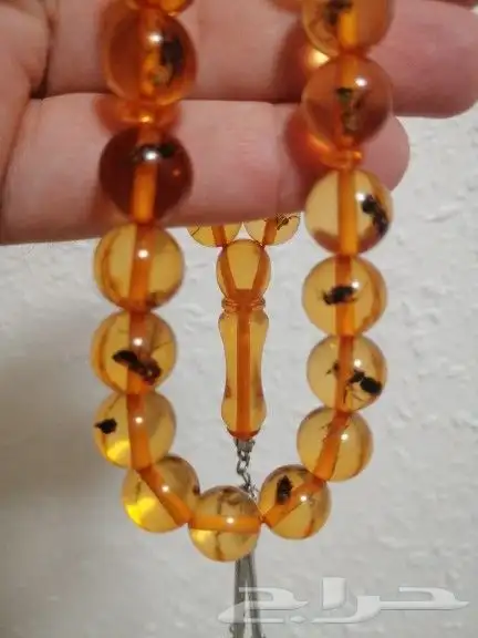 سبحة كهرمان حشري (جديدة). 3