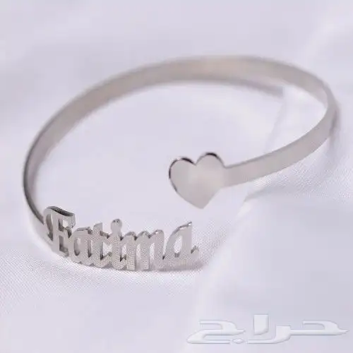 اساور ارتباط مطلي بالذهب عيار 21 ناعم ليزر تفصيل حسب طلبك 10