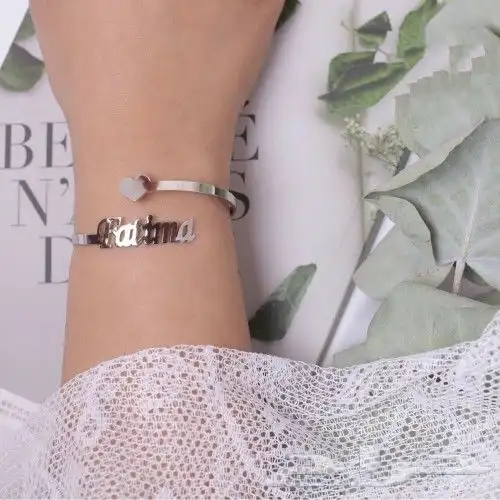 اساور ارتباط مطلي بالذهب عيار 21 ناعم ليزر تفصيل حسب طلبك 18