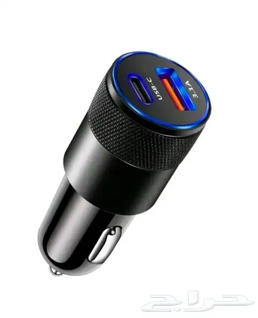 شاحن سيارة متعدد الوظائف 1 قطعة واجهة USB PD 2