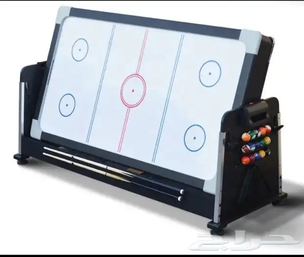 طاولة 3 في 1 بلياردو تنس هوكي جديدة 0