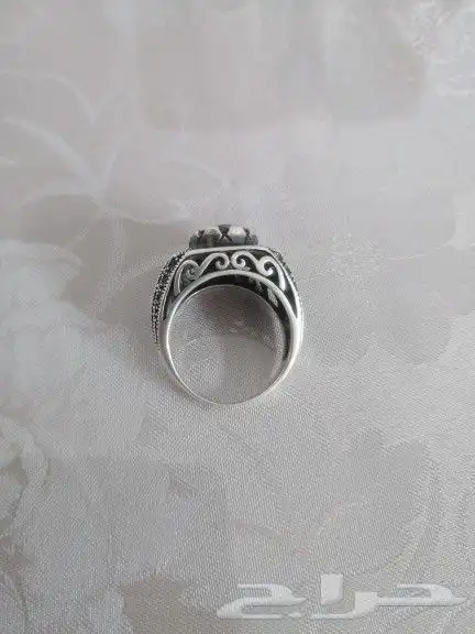 خاتم ياقوت فضة اصلي عيار 925 (جديد). 3