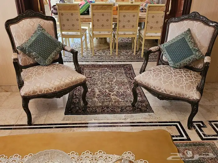 كراسي ملكي طراز لويس الرابع عشر 0