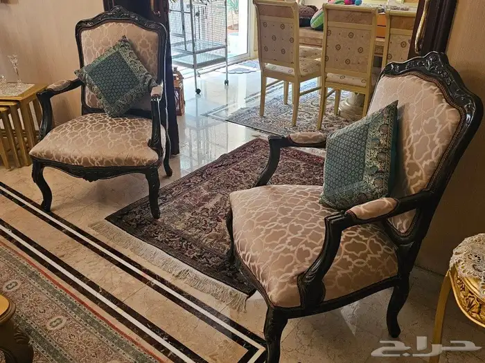 كراسي ملكي طراز لويس الرابع عشر 2