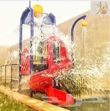 شاليهات امهار الإيجار اليومي العاب مائيه مسبح 2